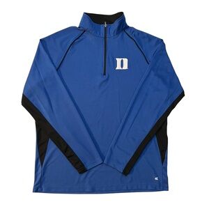 Duke Blue Devils Men’s Large 1/4 Zip Light Weight Pullover Jacket Colosseum Logo